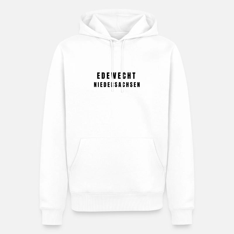 Edewecht, Basse-Saxe - Sweat à capuche Premium bio Homme - blanc