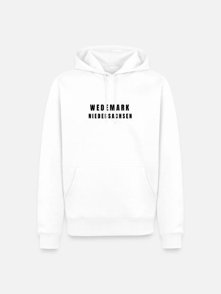Wedemark Basse-Saxe - Sweat à capuche Premium bio Homme - blanc