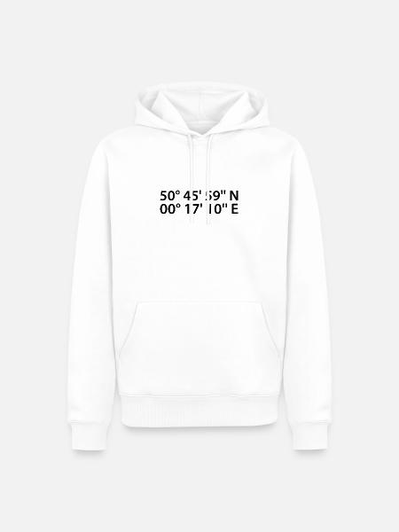 Eastbourne Coordinates - Men’s Premium Organic Hoodie - white