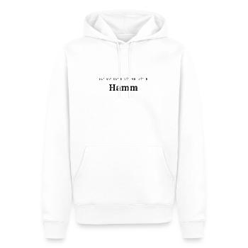 Hamm coordinates - Men’s Premium Organic Hoodie - white - Front - Nico (187cm)