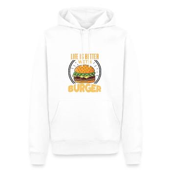 Cheat Day Burrito Burger Fast Food Pizza - Männer Premium Bio Hoodie - Weiß - Vorne - Nico (187cm)