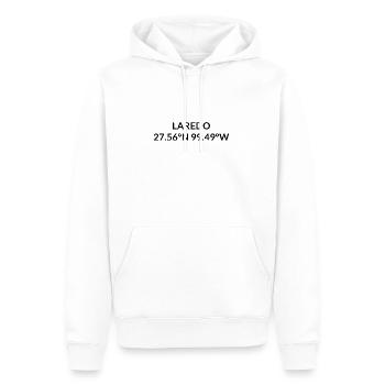 Coordonnées de Laredo Texas USA - Sweat à capuche Premium bio Homme - blanc - Devant - Nico (187cm)