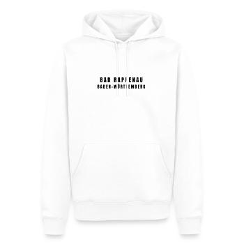 Tuttlingen Baden-Württemberg - Männer Premium Bio Hoodie - Weiß - Vorne - Nico (187cm)