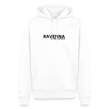 Coordonnées de Ravenne - Sweat à capuche Premium bio Homme - blanc - Devant - Nico (187cm)