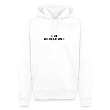 Hemer, North Rhine-Westphalia - Men’s Premium Organic Hoodie - white - Front - Nico (187cm)