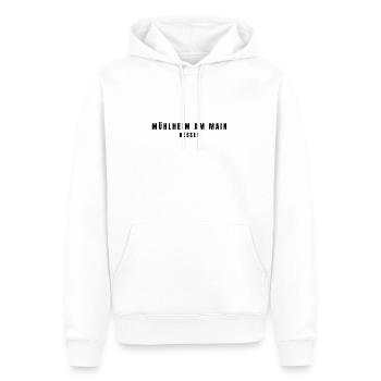 Mühlheim am Main Hessen - Männer Premium Bio Hoodie - Weiß - Vorne - Nico (187cm)