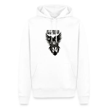 Illyrian - Albanian - Männer Premium Bio Hoodie - Weiß - Vorne - Nico (187cm)