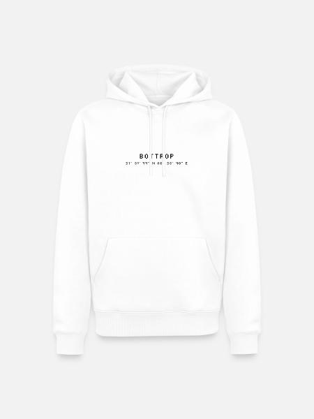 Bottrop coordinates - Men’s Premium Organic Hoodie - white