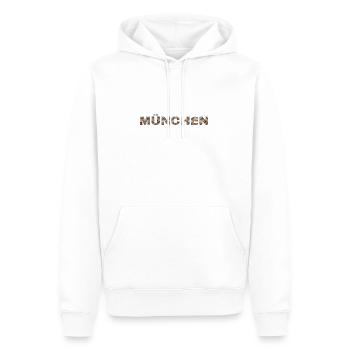 München Hund - Männer Premium Bio Hoodie - Weiß - Vorne - Nico (187cm)