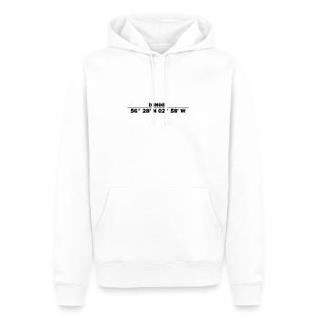 Coordonnées de Dundee - Sweat à capuche Premium bio Homme - blanc - Devant - Nico (187cm)