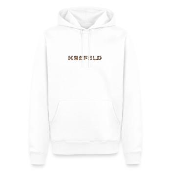 Krefeld Hund - Männer Premium Bio Hoodie - Weiß - Vorne - Nico (187cm)