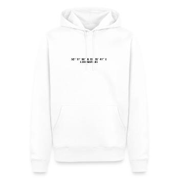 Ludwigsfelde Brandenburg Koordinaten - Männer Premium Bio Hoodie - Weiß - Vorne - Nico (187cm)