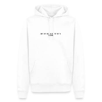 Coordonnées Teltow Brandenburg - Sweat à capuche Premium bio Homme - blanc - Devant - Nico (187cm)