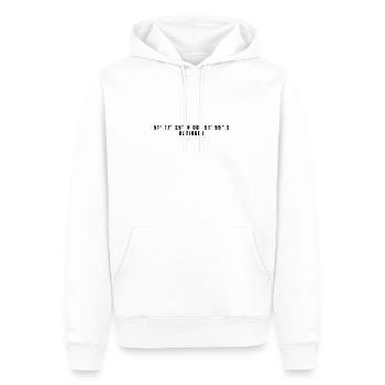 Ratingen Nordrhein-Westfalen Koordinaten - Männer Premium Bio Hoodie - Weiß - Vorne - Nico (187cm)