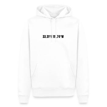 Gilbert, Arizona, USA Coordinates - Men’s Premium Organic Hoodie - white - Front - Nico (187cm)