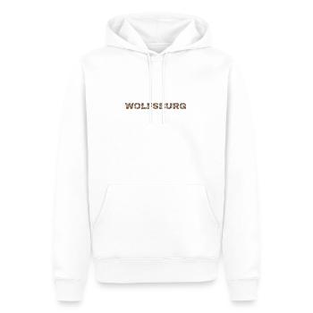Wolfsburg Hund - Männer Premium Bio Hoodie - Weiß - Vorne - Nico (187cm)