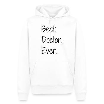 Arzt / Medizin / Ärztin / doctor - Männer Premium Bio Hoodie - Weiß - Vorne - Nico (187cm)