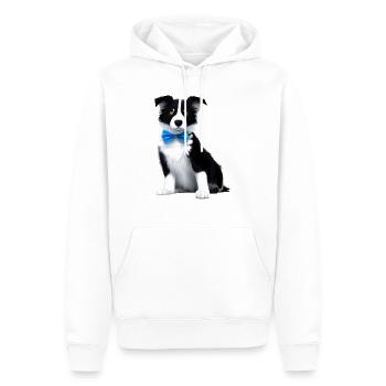 Hundehalter Border Collie Hunde Hundeliebhaber - Männer Premium Bio Hoodie - Weiß - Vorne - Nico (187cm)