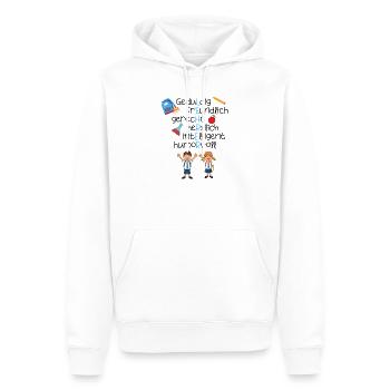 Geschenkidee Lehrer Lehrerin - Männer Premium Bio Hoodie - Weiß - Vorne - Nico (187cm)
