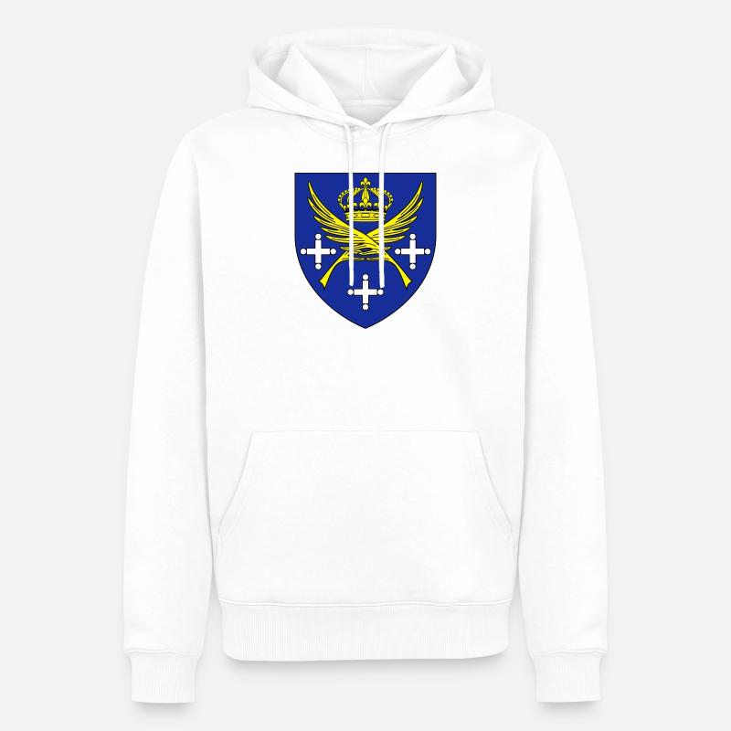 Saint Etienne Loire - Männer Premium Bio Hoodie - Weiß