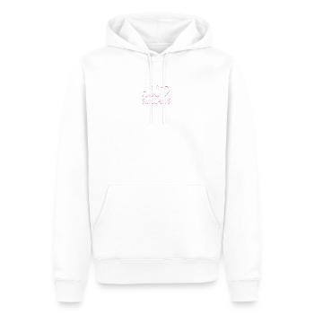 Hood Exclusive - Männer Premium Bio Hoodie - Weiß - Vorne - Nico (187cm)