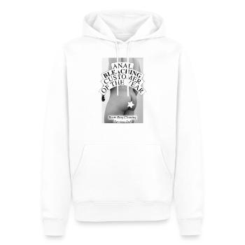 Client Anal Bleach de l’année! - Sweat à capuche Premium bio Homme - blanc - Devant - Nico (187cm)