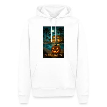 Sommerween - Männer Premium Bio Hoodie - Weiß - Vorne - Nico (187cm)