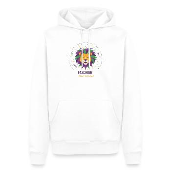 Partylöwe Fasching - Männer Premium Bio Hoodie - Weiß - Vorne - Nico (187cm)