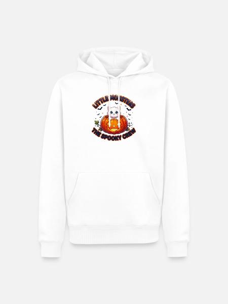 Little Monsters The Spooky Crew - Männer Premium Bio Hoodie - Weiß