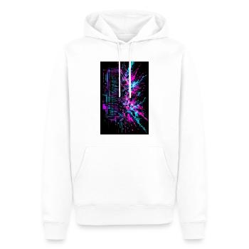 Schredder die Definitionen - Männer Premium Bio Hoodie - Weiß - Vorne - Nico (187cm)