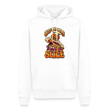 Nur noch ein Stück Retro-Halloween-Koch - Männer Premium Bio Hoodie - Weiß - Vorne - Nico (187cm)