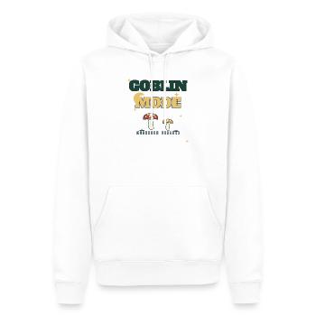 Goblin-Modus Pilzsammler - Männer Premium Bio Hoodie - Weiß - Vorne - Nico (187cm)
