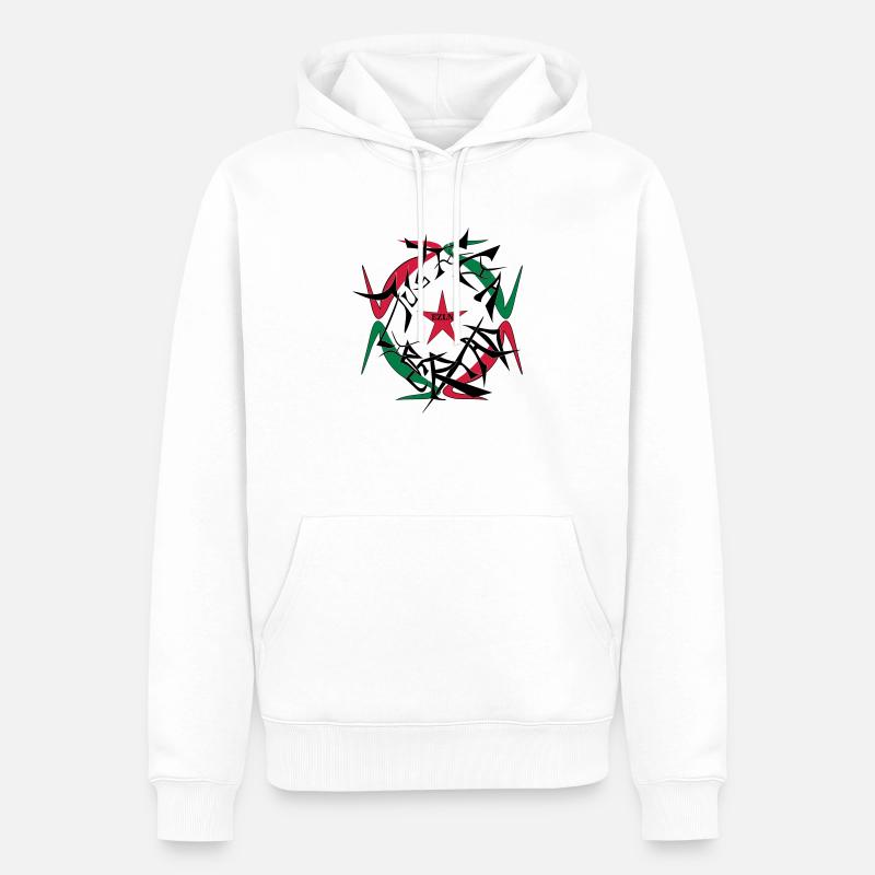 EZLN - Männer Premium Bio Hoodie - Weiß