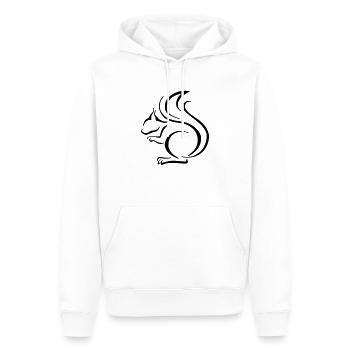 Eichhörnchen - Männer Premium Bio Hoodie - Weiß - Vorne - Nico (187cm)