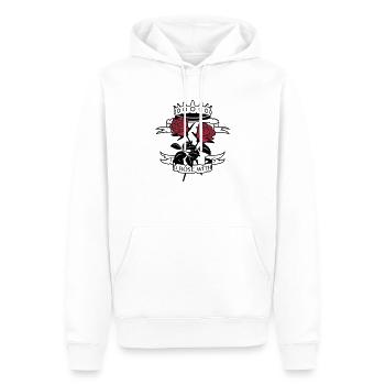There is no rose.. - Männer Premium Bio Hoodie - Weiß - Vorne - Nico (187cm)