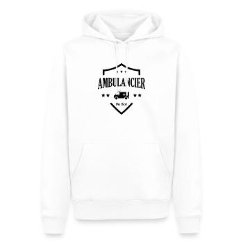 Notfallsanitäter / Ambulance / Arzt / Krankenhaus - Männer Premium Bio Hoodie - Weiß - Vorne - Nico (187cm)