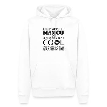 on m'appelle mamou - Männer Premium Bio Hoodie - Weiß - Vorne - Nico (187cm)