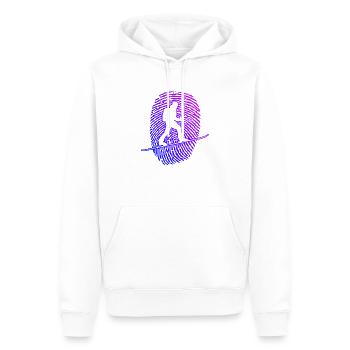 Ski Alpinisme Femmes Ski Tour Ski Tour Ski Tour - Sweat à capuche Premium bio Homme - blanc - Devant - Nico (187cm)