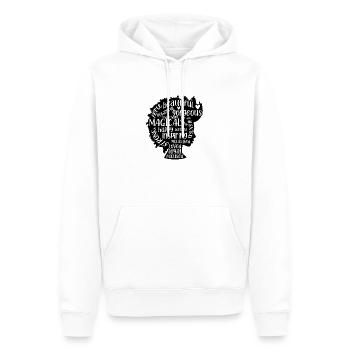 black woman girl magic boss black lives matter - Men’s Premium Organic Hoodie - white - Front - Nico (187cm)