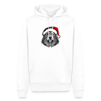 Weihnachten Hund süß lustig Hunde Tier Welpe 16 - Männer Premium Bio Hoodie - Weiß - Vorne - Nico (187cm)