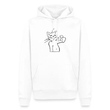 Alles klar Kads ! - Männer Premium Bio Hoodie - Weiß - Vorne - Nico (187cm)