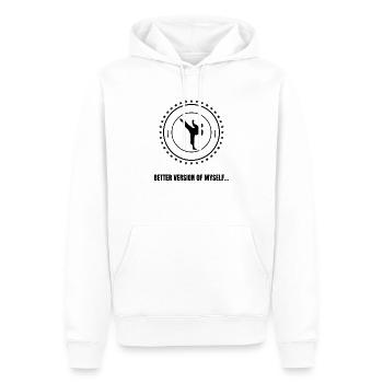 SGN 08 27 2022 1661618969629 - Männer Premium Bio Hoodie - Weiß - Vorne - Nico (187cm)
