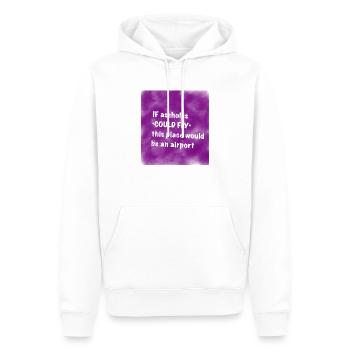 Lustiges Zitat - Männer Premium Bio Hoodie - Weiß - Vorne - Nico (187cm)