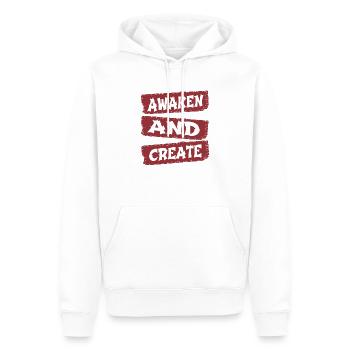 jokes gift birthday present - Männer Premium Bio Hoodie - Weiß - Vorne - Nico (187cm)