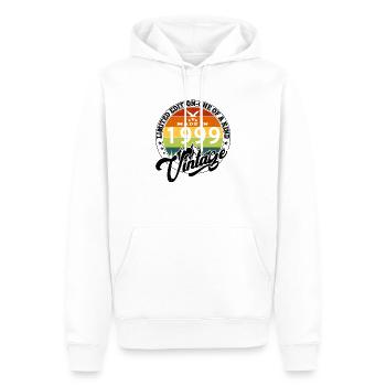 1999 Geburtstag Geboren im Jahr 1999 Vintage Retro. Editio - Männer Premium Bio Hoodie - Weiß - Vorne - Nico (187cm)