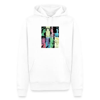 Queen II - Elizabeth England - Queen of England, - Männer Premium Bio Hoodie - Weiß - Vorne - Nico (187cm)