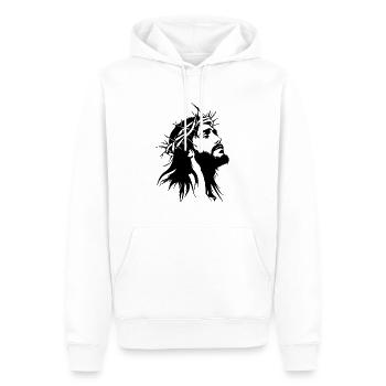 Jesus Christus Katholisch Religion Christentum - Männer Premium Bio Hoodie - Weiß - Vorne - Nico (187cm)