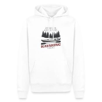 Wassersport - Männer Premium Bio Hoodie - Weiß - Vorne - Nico (187cm)