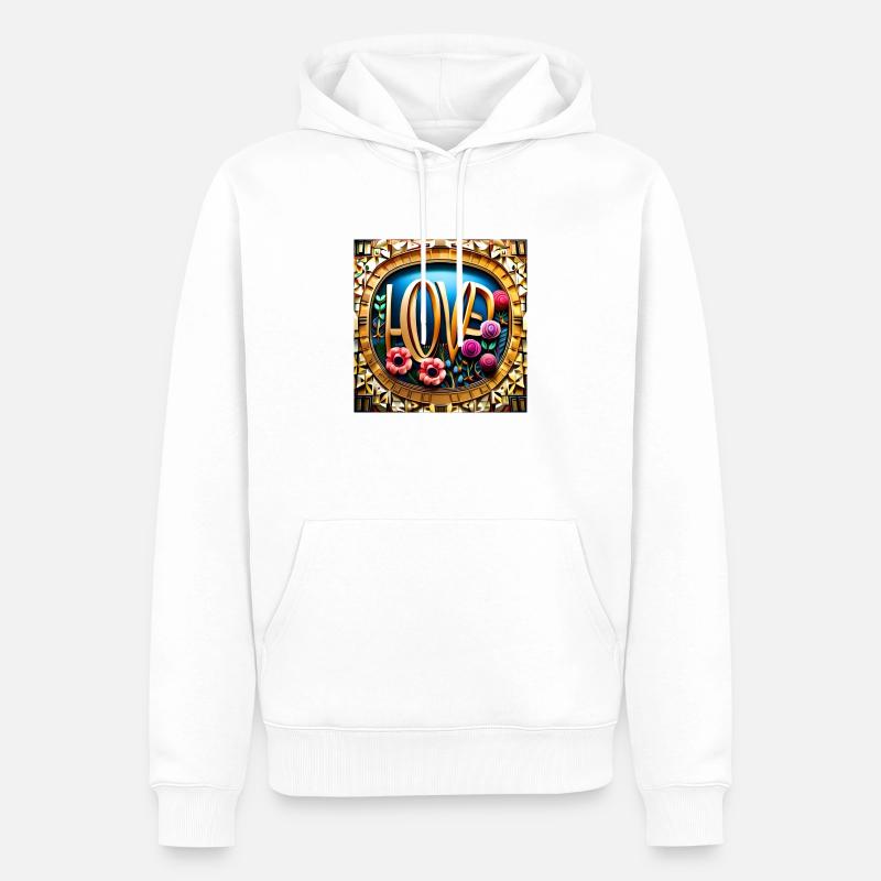 07445b41 c49b 4a92 a448 06031de28013 - Männer Premium Bio Hoodie - Weiß