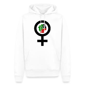 Women life freedom - Männer Premium Bio Hoodie - Weiß - Vorne - Nico (187cm)